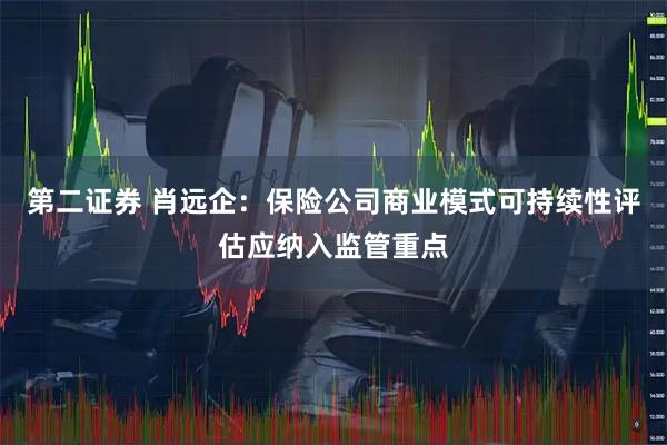 第二证券 肖远企：保险公司商业模式可持续性评估应纳入监管重点
