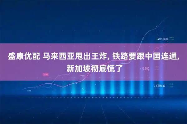 盛康优配 马来西亚甩出王炸, 铁路要跟中国连通, 新加坡彻底慌了